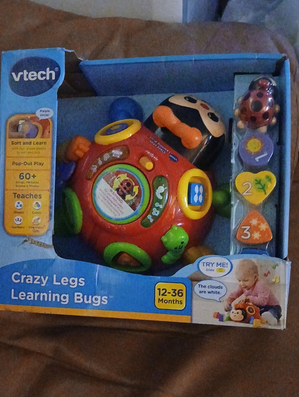 VTech Crazy Legs Learning Bugs - Red Educational Activity Toy